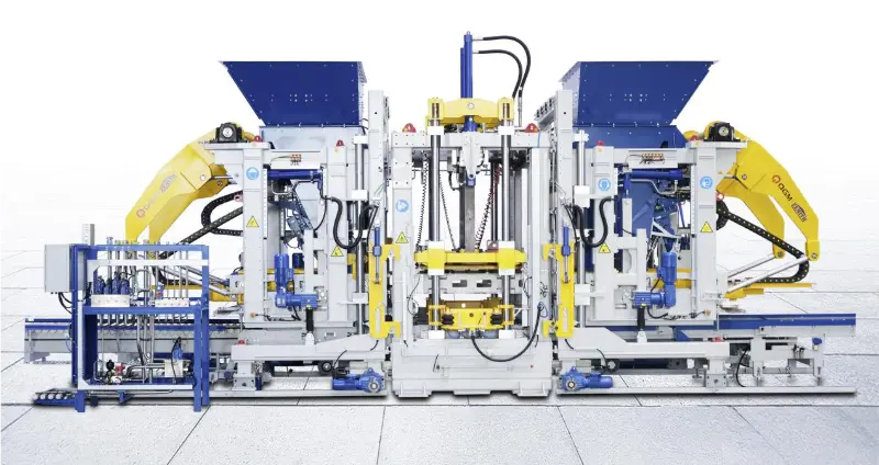 Quangong Road Paving Brick Machine - Smart, High-Efficency Solutio pro Quality Bricks Production