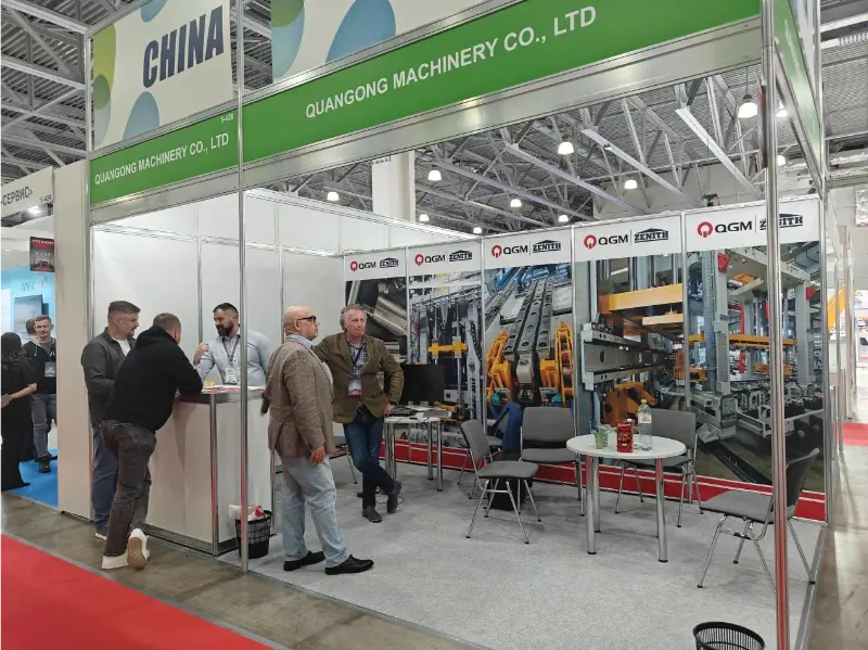 Focusing in foro infrastructure eurasiano: Quangong Machinery Co., Ltd. Exhibits in Russia CTT EXPO